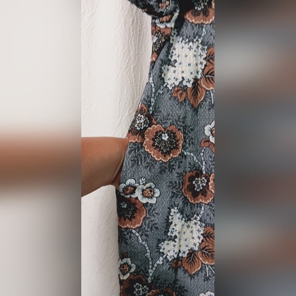 Sea New York Floral Ruffle Sleeve Mini  Dress With Pockets Size S - Picture 6 of 10
